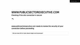What Publicsectorexecutive.com website looked like in 2022 (1 year ago)