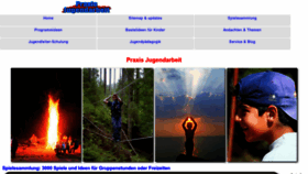 What Praxis-jugendarbeit.de website looked like in 2022 (1 year ago)