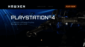 What Playhawken.com website looked like in 2022 (1 year ago)