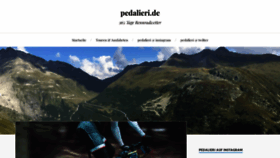What Pedalieri.de website looked like in 2022 (1 year ago)