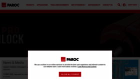 What Paroc.com website looked like in 2022 (1 year ago)