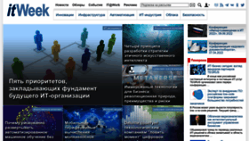 What Pcweek.ru website looked like in 2022 (1 year ago)