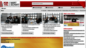 What Portalderwirtschaft.de website looked like in 2022 (1 year ago)