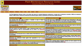 What Plant-maintenance.com website looked like in 2022 (1 year ago)