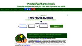 What Pickyourownfarms.org.uk website looked like in 2022 (1 year ago)