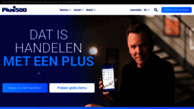 What Plus500.nl website looked like in 2022 (1 year ago)