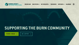 What Phoenix-society.org website looked like in 2022 (3 years ago)