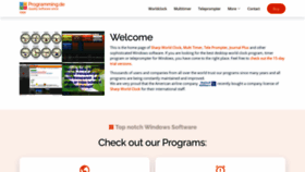 What Programming.de website looked like in 2022 (1 year ago)