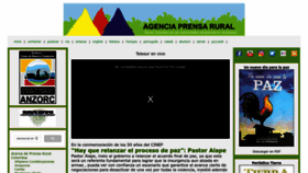 What Prensarural.org website looked like in 2022 (1 year ago)
