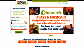 What Pioneerdrama.com website looked like in 2022 (2 years ago)