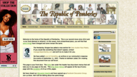 What Pemberley.com website looked like in 2022 (1 year ago)