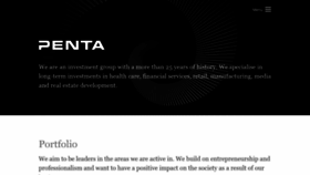 What Pentainvestments.com website looked like in 2022 (1 year ago)