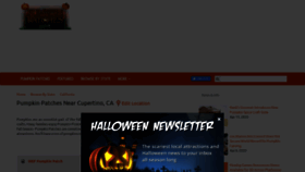 What Pumpkinpatches.com website looked like in 2022 (1 year ago)