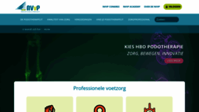 What Podotherapie.nl website looked like in 2022 (1 year ago)