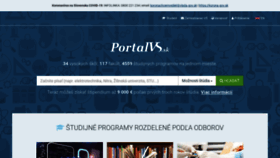What Portalvs.sk website looked like in 2022 (1 year ago)