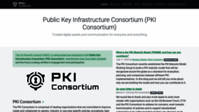 What Pkic.org website looked like in 2022 (1 year ago)