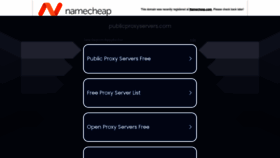 What Publicproxyservers.com website looked like in 2022 (1 year ago)