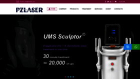 What Pzlaser.com website looked like in 2022 (1 year ago)