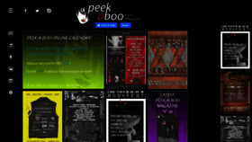 What Peek-a-boo-magazine.be website looked like in 2022 (1 year ago)