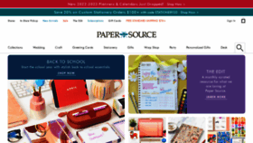 What Paper-source.com website looked like in 2022 (1 year ago)