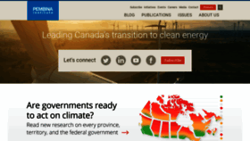 What Pembina.org website looked like in 2022 (2 years ago)