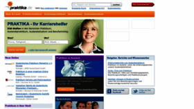 What Praktika.de website looked like in 2022 (1 year ago)
