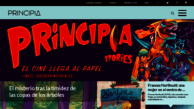 What Principia.io website looked like in 2022 (1 year ago)
