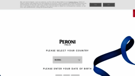 What Peroniitaly.com website looked like in 2022 (1 year ago)