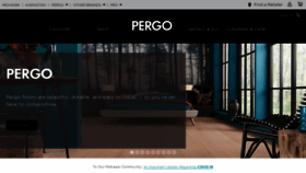 What Pergo.com website looked like in 2022 (1 year ago)