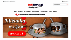 What Printshop-24.pl website looked like in 2022 (1 year ago)