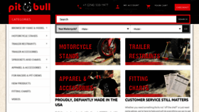 What Pit-bull.com website looked like in 2022 (1 year ago)