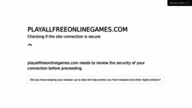 What Playallfreeonlinegames.com website looked like in 2022 (1 year ago)