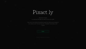 What Pixact.ly website looked like in 2022 (1 year ago)