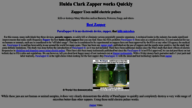 What Parazapper.com website looked like in 2022 (1 year ago)