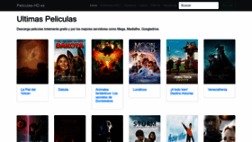 What Peliculas-hd.es website looked like in 2022 (4 years ago)