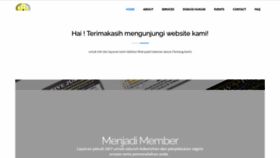 What Perlindunganhukum.com website looked like in 2022 (1 year ago)