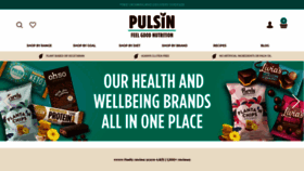 What Pulsin.co.uk website looked like in 2022 (1 year ago)