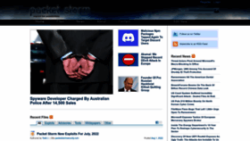 What Packetstormsecurity.org website looked like in 2022 (2 years ago)