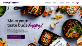 What Purplecarrot.com website looked like in 2022 (1 year ago)