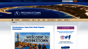 What Ptownchamber.com website looked like in 2022 (1 year ago)