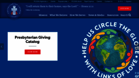 What Pcusa.org website looked like in 2022 (1 year ago)