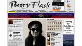 What Poetryflash.org website looked like in 2022 (1 year ago)