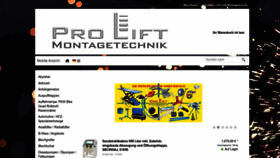 What Pro-lift-montagetechnik.com website looked like in 2022 (1 year ago)