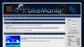 What Pokemania.dk website looked like in 2022 (1 year ago)