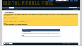 What Pinballarcadefans.com website looked like in 2022 (1 year ago)