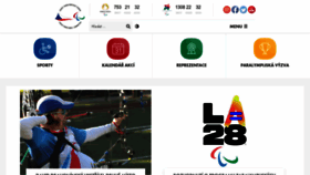 What Paralympic.cz website looked like in 2022 (1 year ago)