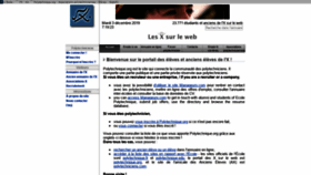 What Polytechnique.org website looked like in 2022 (4 years ago)