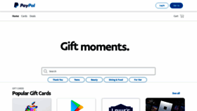 What Paypal-gifts.com website looked like in 2022 (1 year ago)