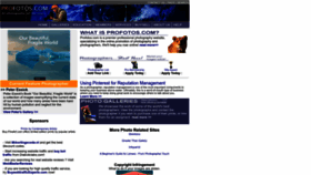 What Profotos.com website looked like in 2022 (1 year ago)