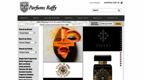What Parfumsraffy.com website looked like in 2022 (1 year ago)